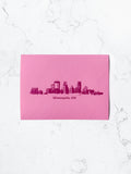 Minneapolis, MN in Magenta