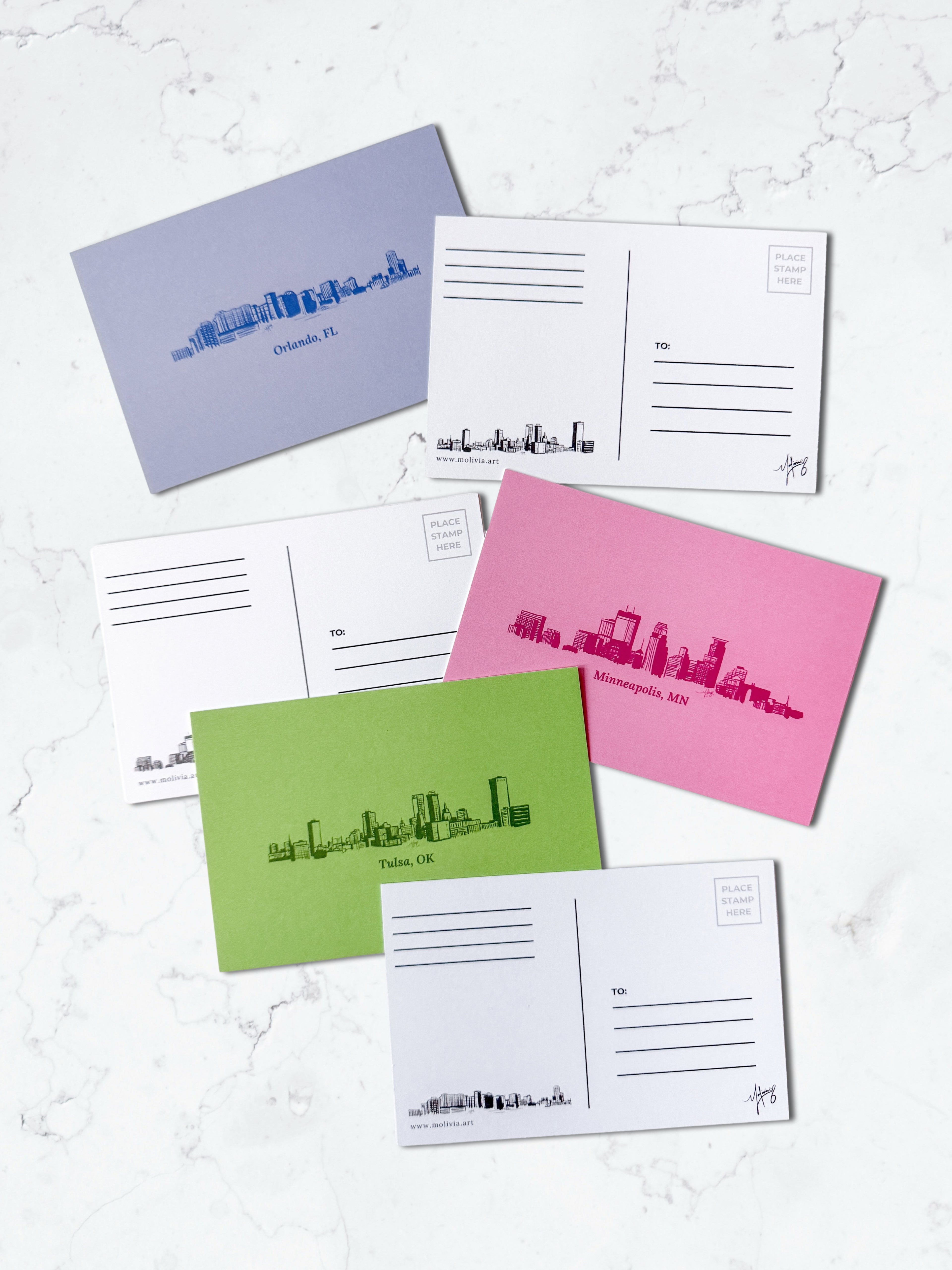 Postcards from Places I've Called Home