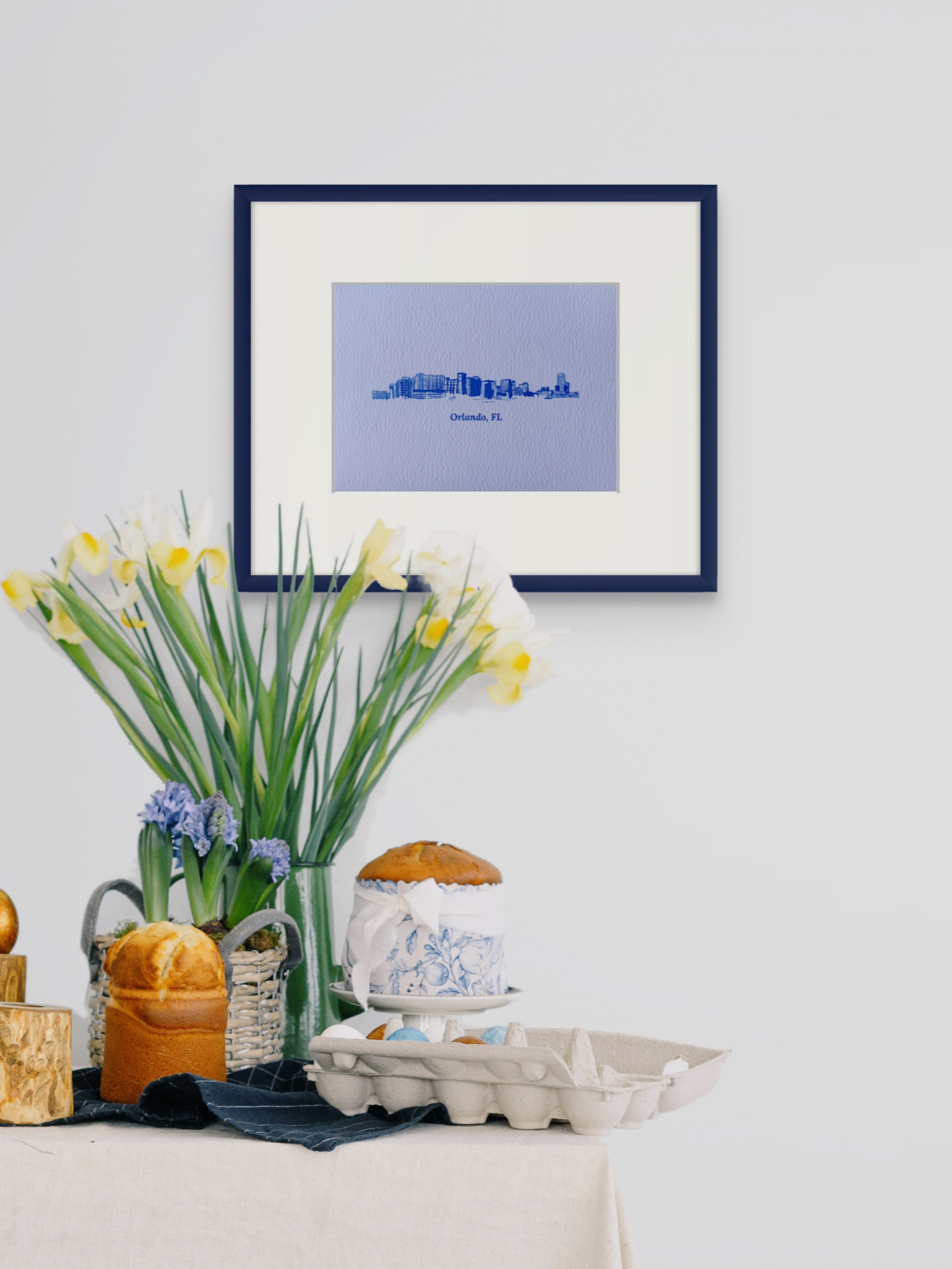 Orlando, FL in Afternoon Rain